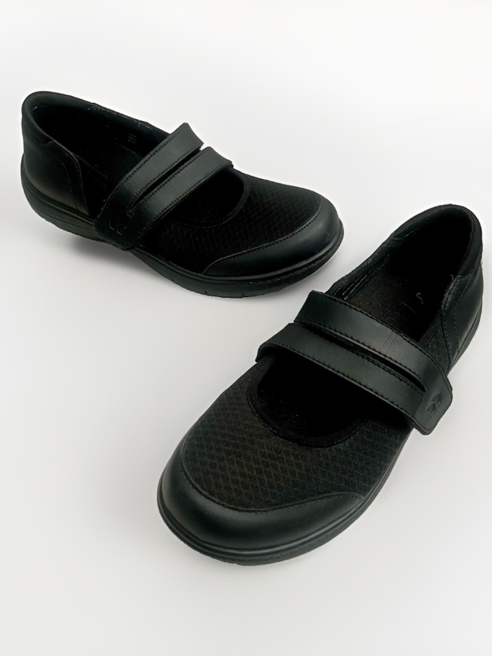 Dr. Scholls Black Mary Jane Comfort Flats Walking Shoes Womens Sz 8 Wide Casual